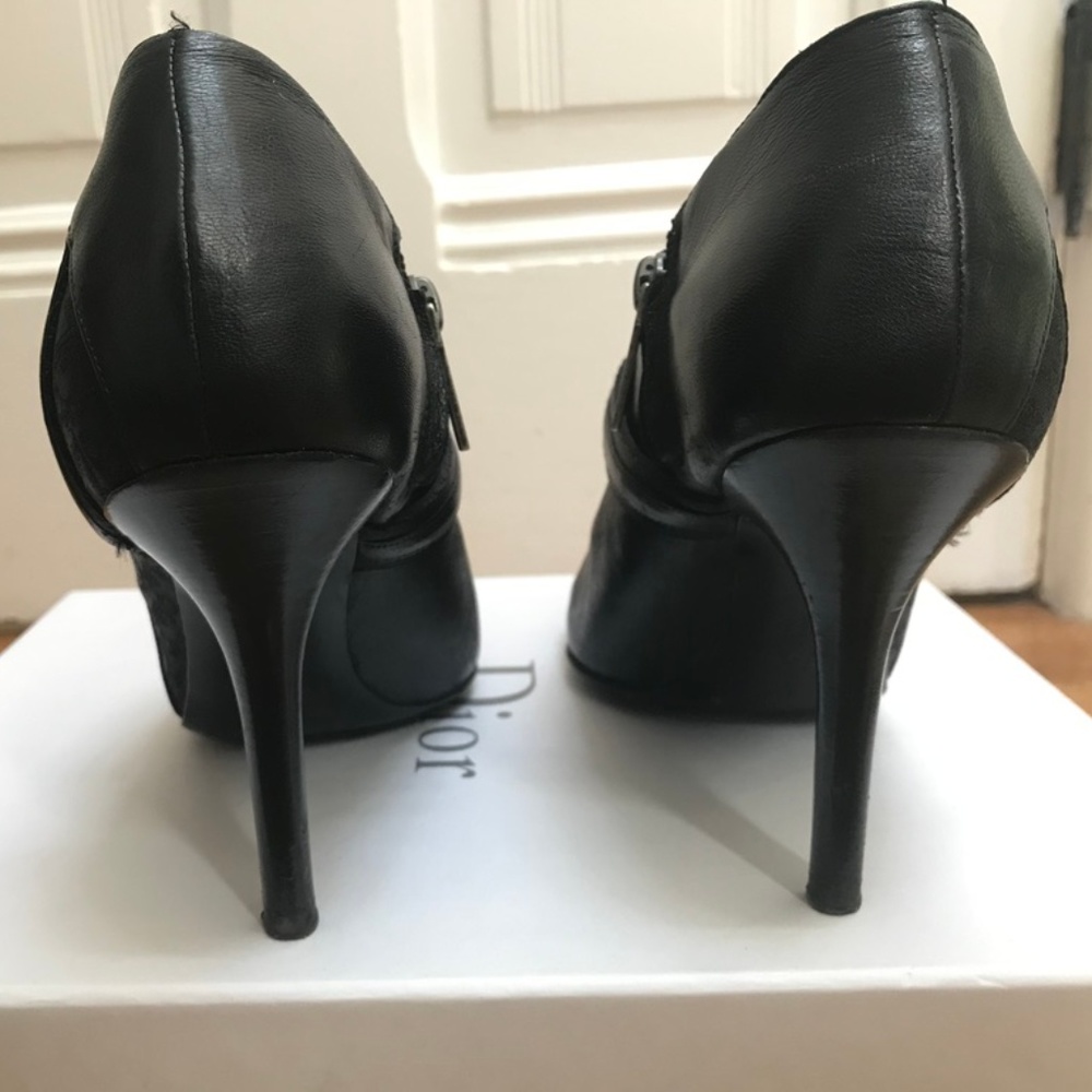 Dior Black Leather Booties - Picture 4 of 7
